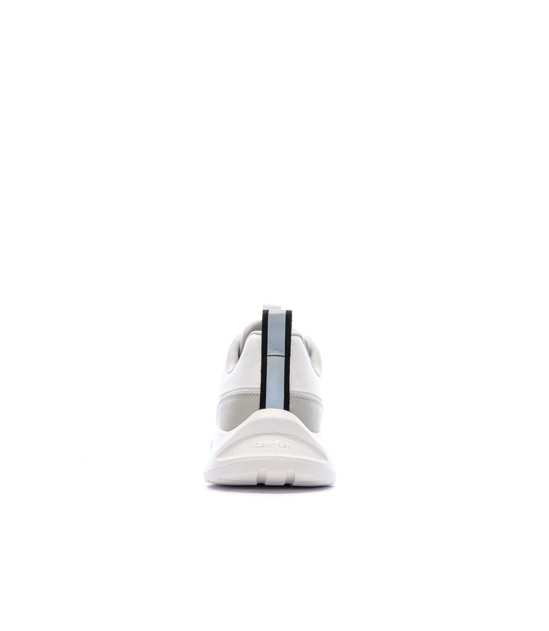 Baskets blanches/gris homme calvin klein jeans light eva-3