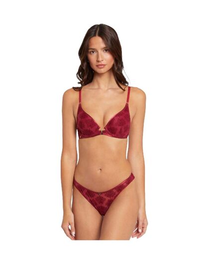 Tanga brésilien bordeaux Alixa