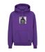 Mens Silhouette Pullover Hoodie Dark Purple Boss-1
