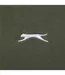 Sweat À Capuche Motif/style Logo Brodé Homme Vert Kaki Slazenger-4