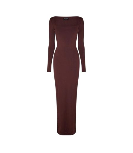 Robe Longue Sculpt Femme Marron Ward