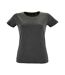 SOLS - T-shirt REGENT - Femme (Gris foncé chiné) - UTPC2921