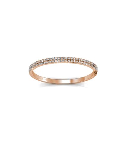 Bracelet Glamour - Or Rosé et Cristal