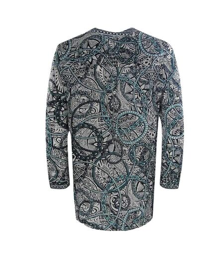 Chemisier Jafari Milano Femme Bleu Blanc Inoa