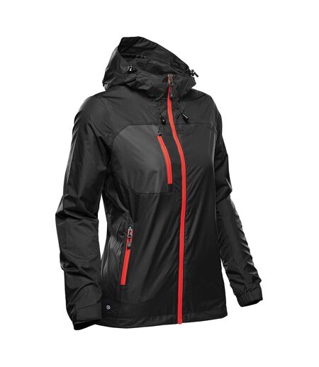 Veste Softshell Olympia Femme Noir Rouge Vif Stormtech