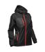 Veste Softshell Olympia Femme Noir Rouge Vif Stormtech-2