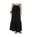 Jupe longue noire femme vero moda pretty - l-1