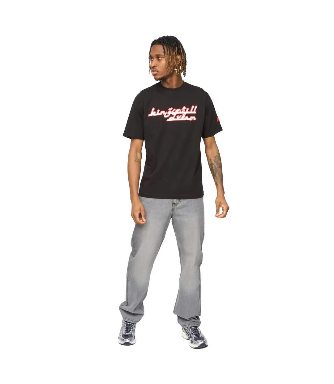 T-shirt Blessie Homme Noir Kings Will Dream-4