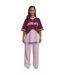 T-shirt Tate Femme Rose Bordeaux Foncé Mars-1