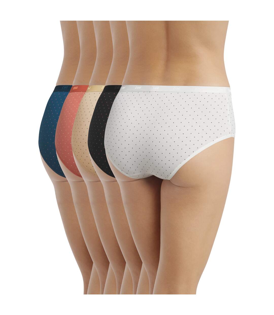 Lot de 5 Shorties Les Pockets Coton-2