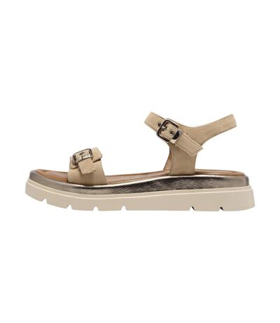 Sandales Compensé Cuir Tamaris