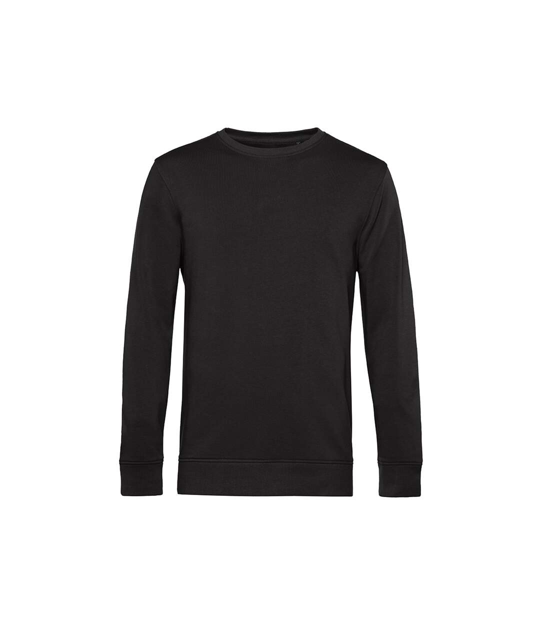 B&C Sweat organique à col ras du cou pour hommes (Noir pur) - UTBC4691