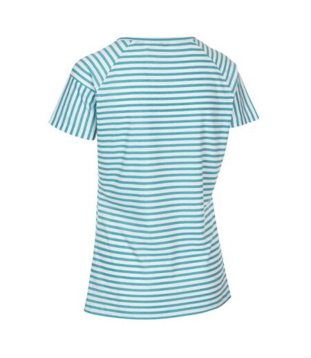 Trespass - T-shirt manches courtes ANI - Femme (Bleu clair/blanc) - UTTP4963