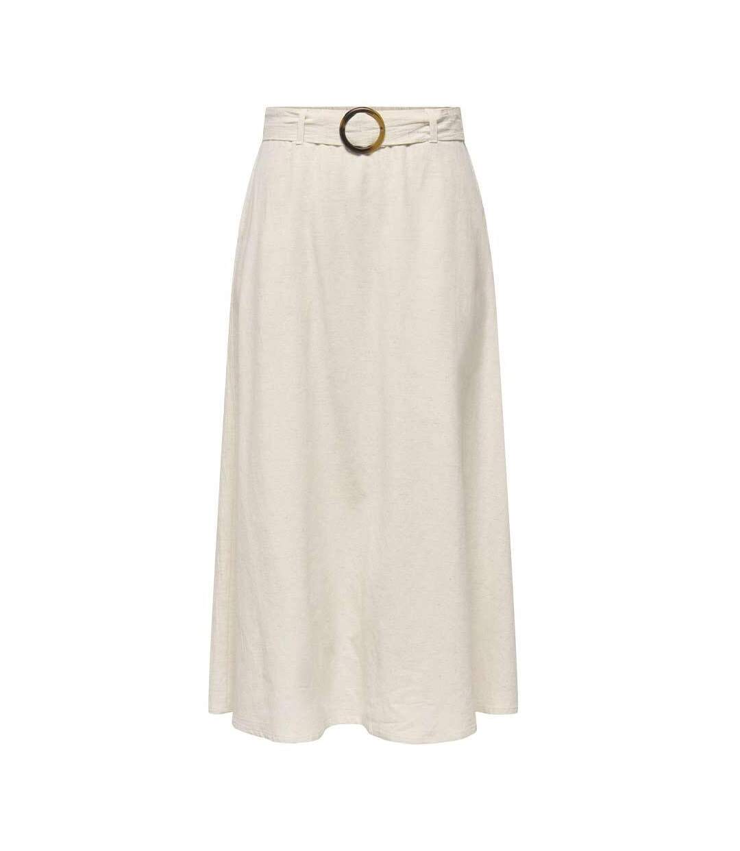 Jupe beige femme jdy milan-3