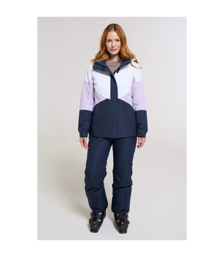 Womens/ladies ski jacket & trousers set lilac Mountain Warehouse