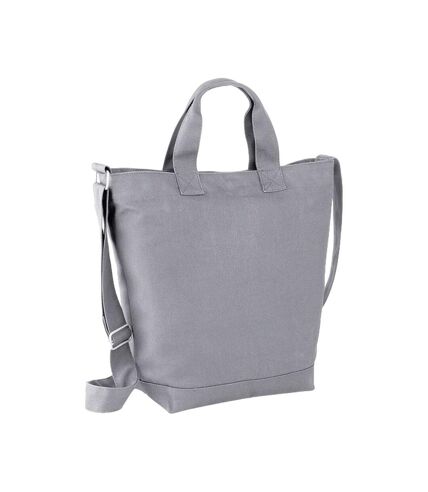 Sac de courses taille unique gris clair Bagbase