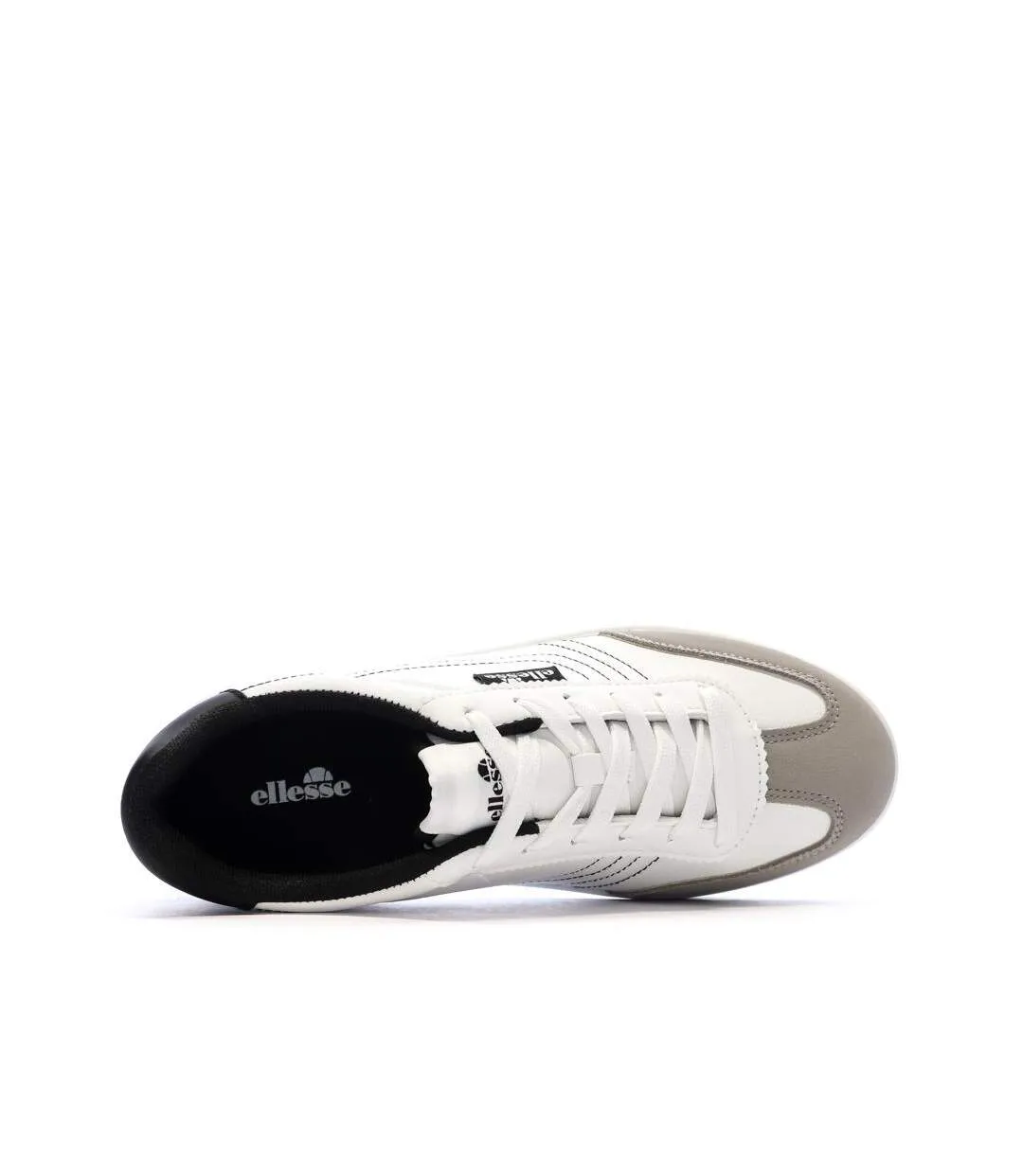 Baskets blanches/grises foncées femme ellesse catarina-4