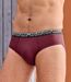 Pack of 6 Men's Plain Briefs - Black Grey Navy Blue Red-5