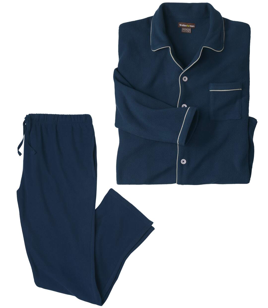 Pyjama en micropolaire homme - marine