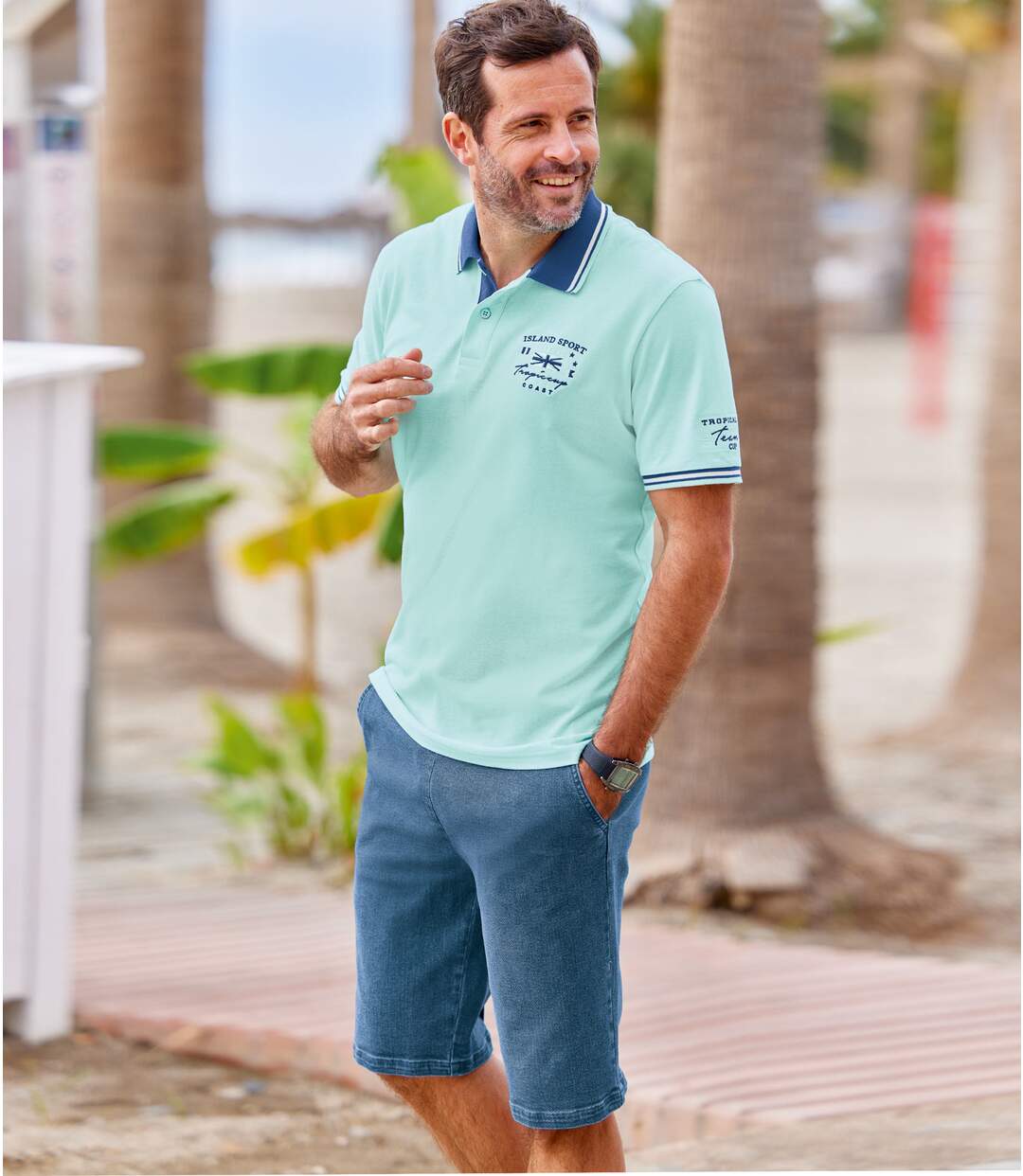 Bermuda Détente Denim Stretch 