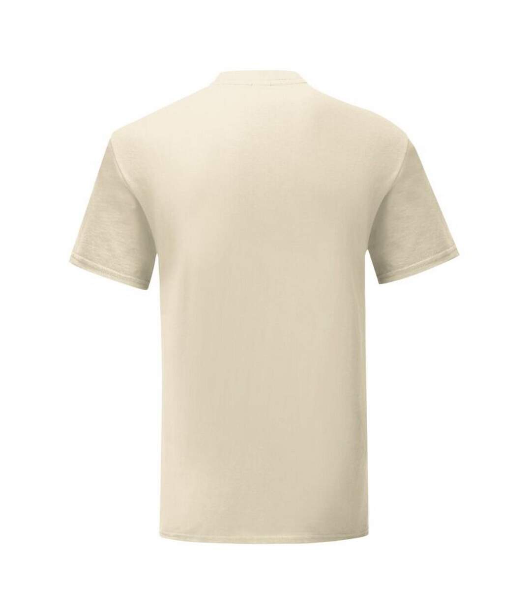 T-shirt Manches Courtes Iconic Homme Beige Pâle Fruit Of The Loom-2