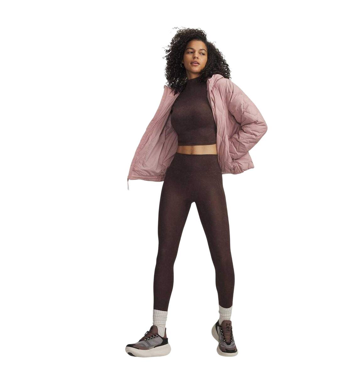 Legging Meridian Femme Marron Under Armour-1