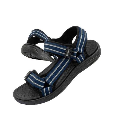 Sandales Motif/style Rayé Homme Noir Bleu Marine Foncé Grisport