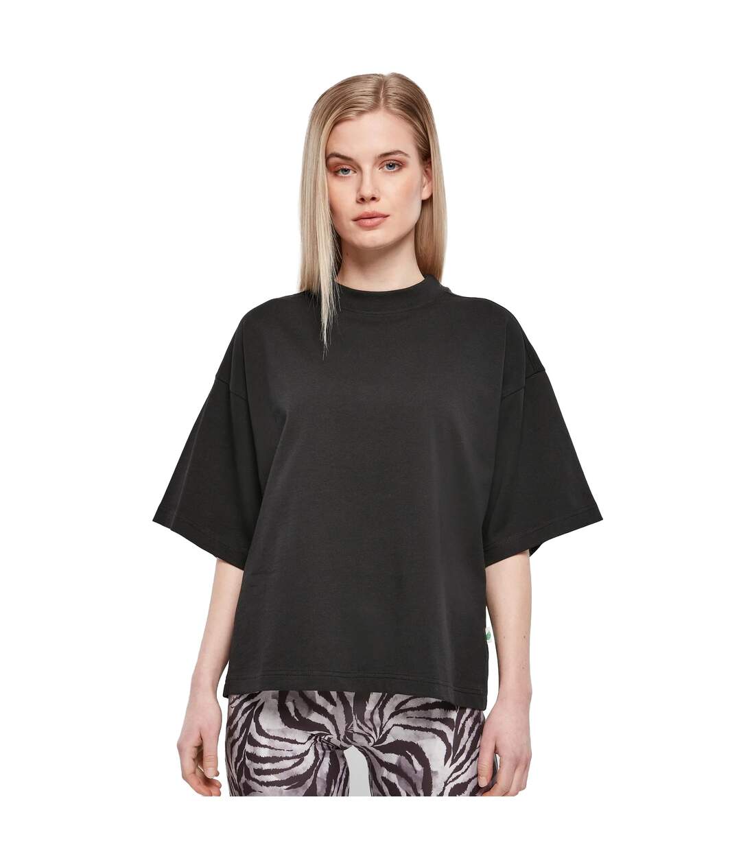 T-shirt Femme Noir Urban Classics-3