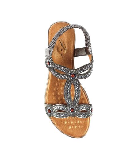 Sandales Marca Femme Étain Lunar