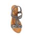 Sandales Marca Femme Étain Lunar-3