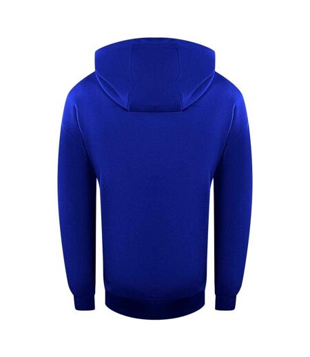 Unisex Adult Small Logo Full Zip Hoodie Blue Ice Iceberg