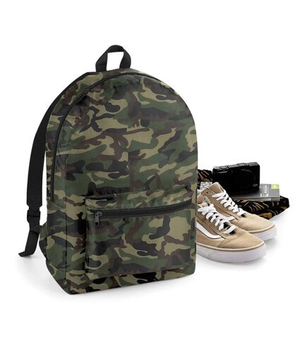 Bagbase Packaway Backpack (Jungle Camo/Black) (One Size) - UTBC4019