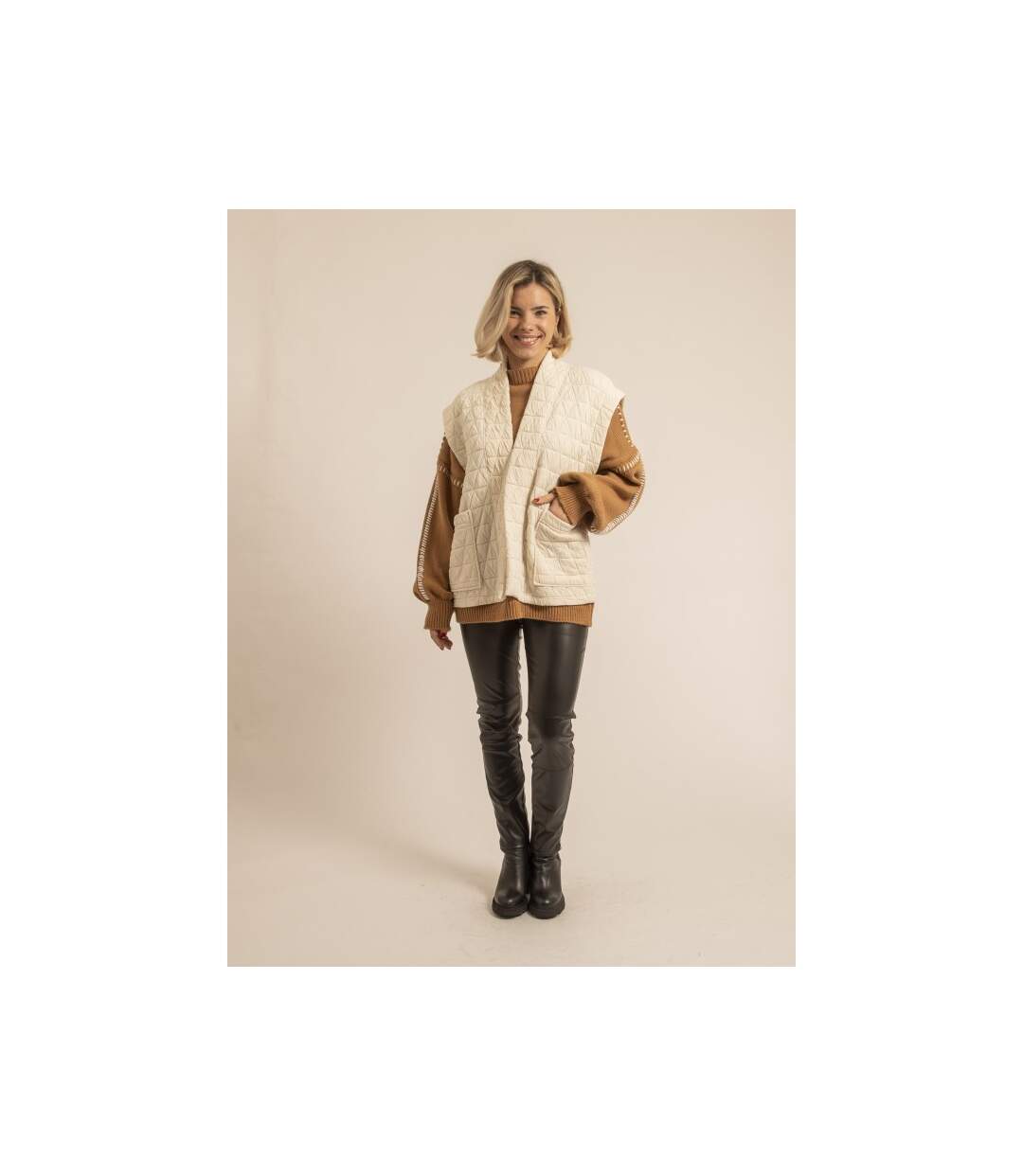 Veste sans manches matelassée UGOLENA - Dona X Lisa-4