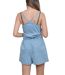 Combishort femme imprimé à  bretelles bleu jean - Style décontracté et féminin-2