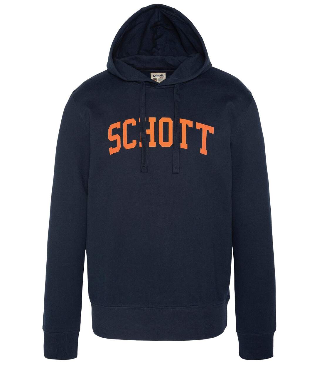 Sweat à capuche gros logo  -  Schott - Homme-1