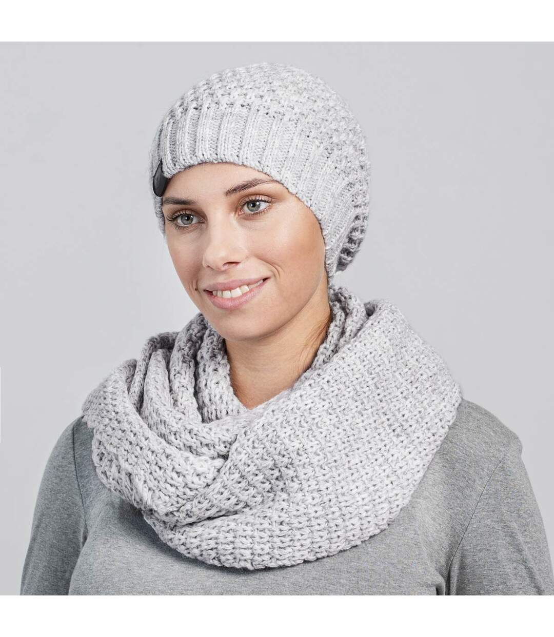 Snood et Bonnet Elixa  - Fabriqué en UE