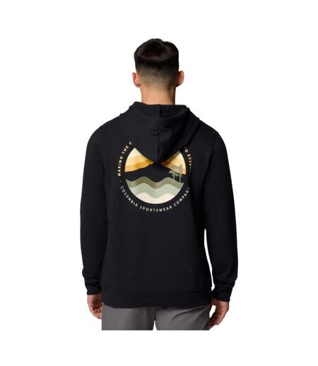 Sweat À Capuche Motif/style Graphique Trek Homme Noir Columbia