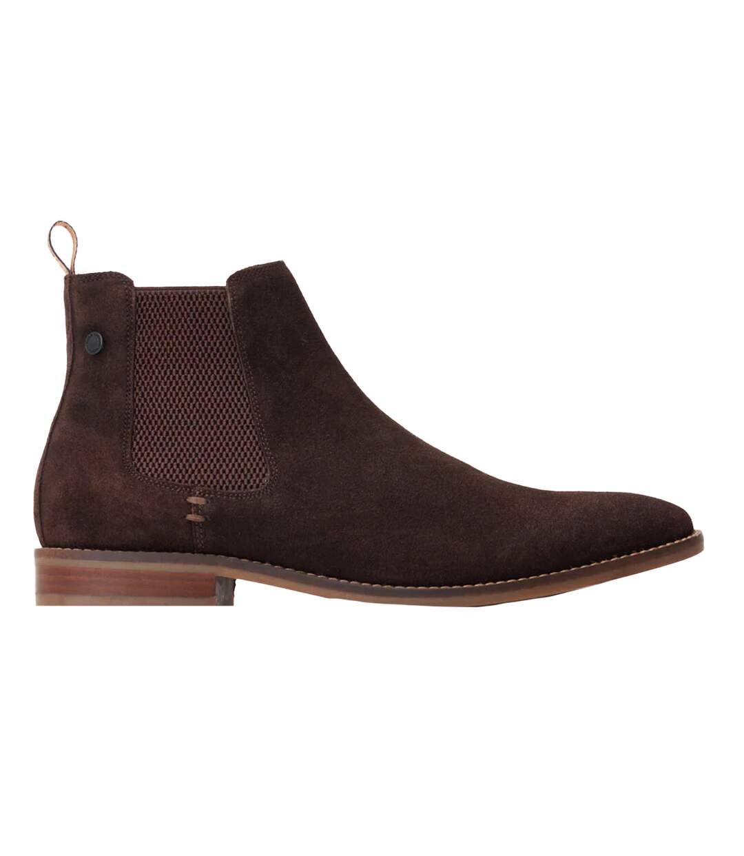 Bottines chelsea virgil homme marron foncé Base London-2