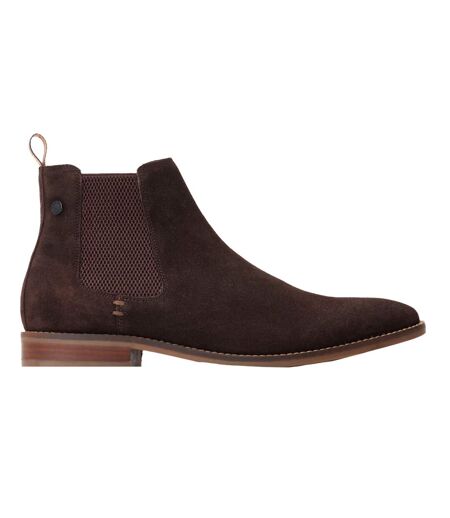 Bottines chelsea virgil homme marron foncé Base London