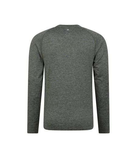 Mens Stripe Isocool Base Layer Top Green Mountain Warehouse