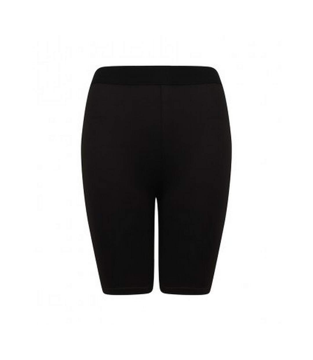 SF Ladies/Womens Fashion Cycling Shorts (Black/Black)