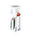 Vase Cylindrique Flora 26cm Transparent-2