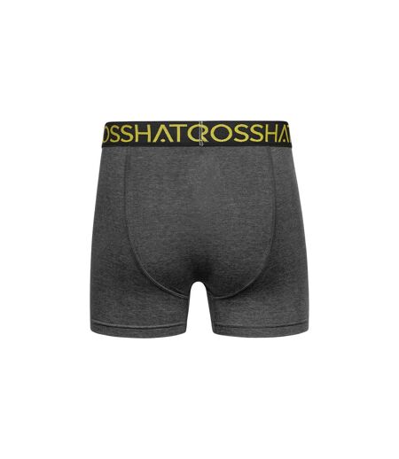 Pack Of 3  Mens Chasma Boxer Shorts  Charcoal Crosshatch