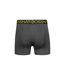 Pack Of 3  Mens Chasma Boxer Shorts  Charcoal Crosshatch-2