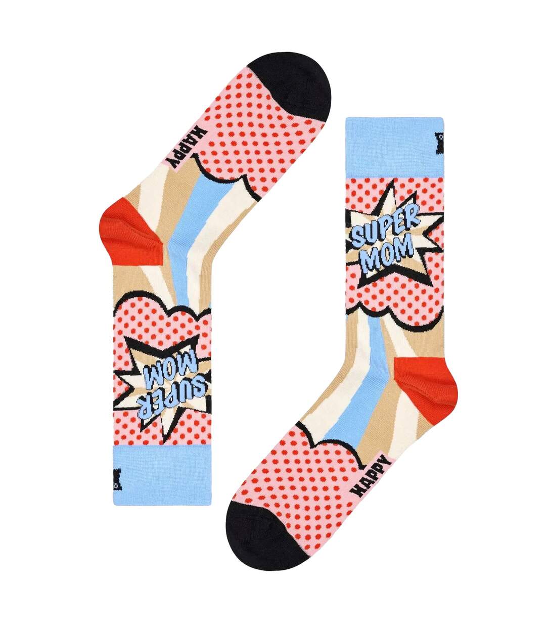 Super Mom Design Novelty Unisex Socks-3