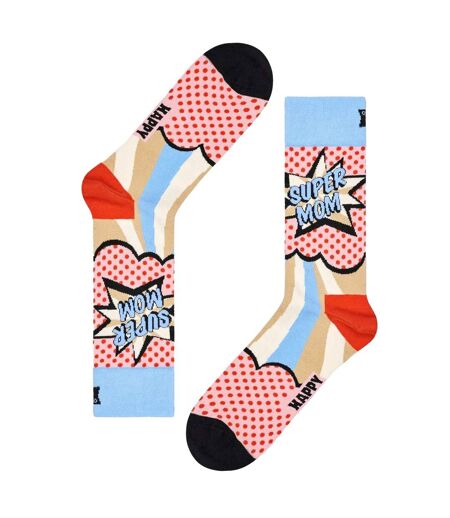 Super Mom Design Novelty Unisex Socks
