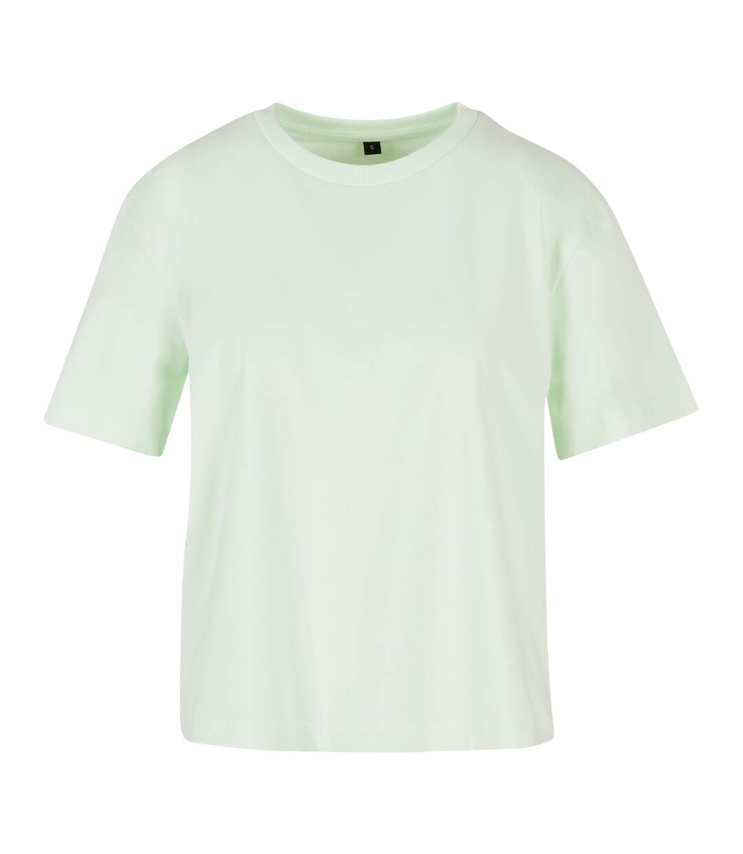 T-shirt Basic Femme Menthe Clair Build Your Brand-1