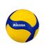 Ballon De Volley-ball Vt500w Taille 5 Bleu Jaune Mikasa-1