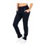 Womens/ladies Contrast Stitching Regular Sweatpants Dark Blue Sjeng Sports-1
