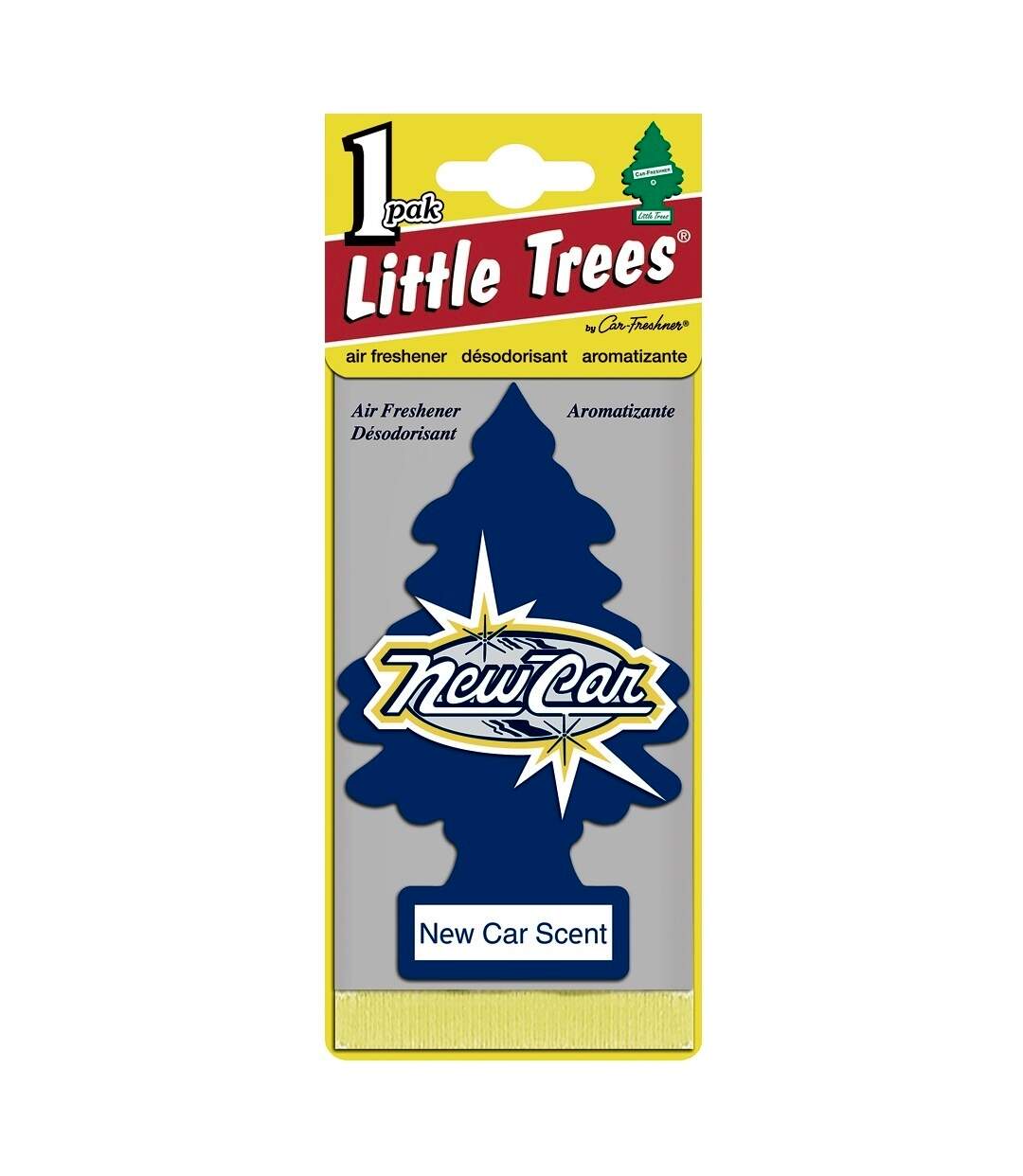 Little trees hanging car air freshener one size blue/white Saxon Automotive